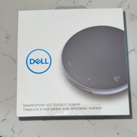 Dell Gray Speakerphone with Multiport Adapter - Picture 1 of 4